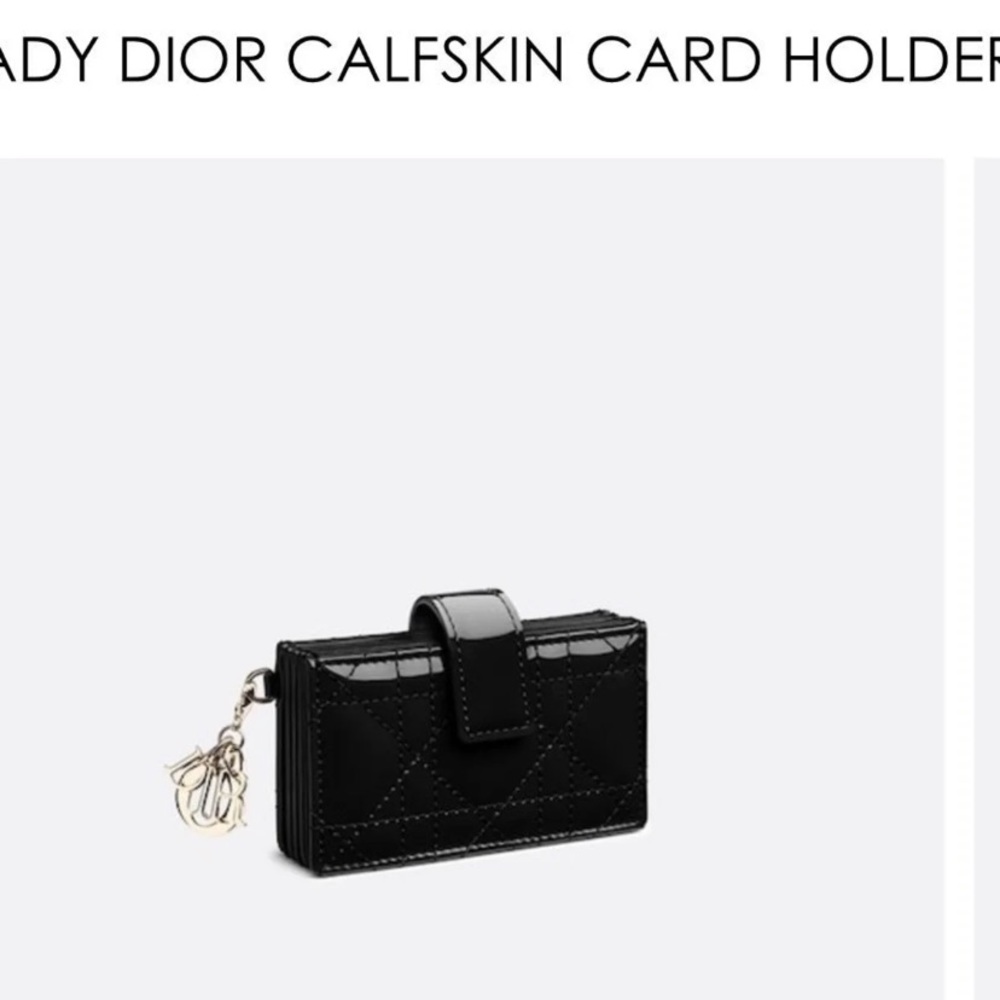 Lady Dior Card Holder